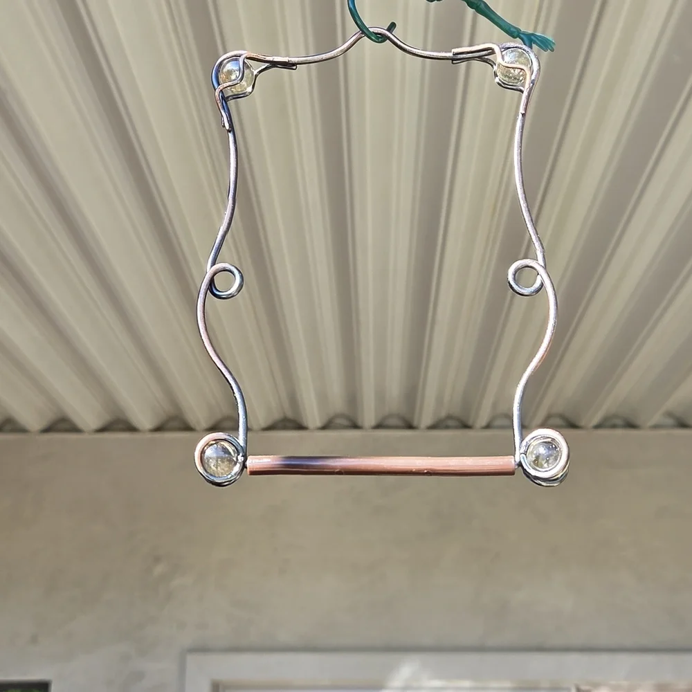 Elegant Copper Bird Swing